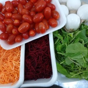 Combo "Torre de panqueques de zanahoria"